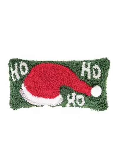6 x 12 HoHoHo Hat Hooked