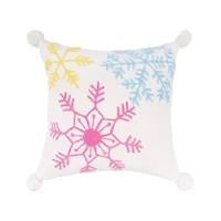 20" x 20" Boho Christmas Throw Pillow