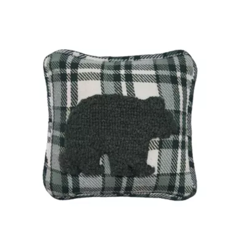 8" x 8" Bear Throw Pillow