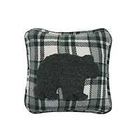 8" x 8" Bear Throw Pillow