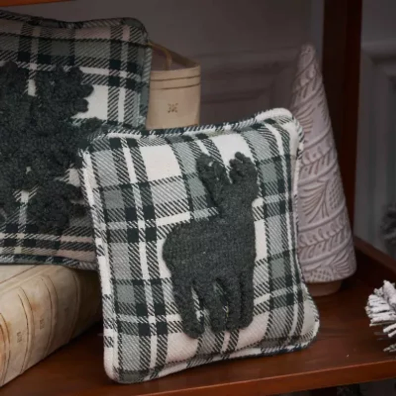 8" x 8" Deer Throw Pillow