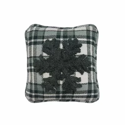 8" x 8" Snowflake Throw Pillow