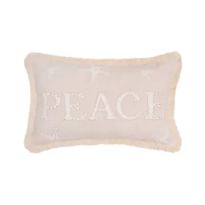 22" x 14" Gold Coast Peace Throw Pillow