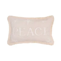 22" x 14" Gold Coast Peace Throw Pillow