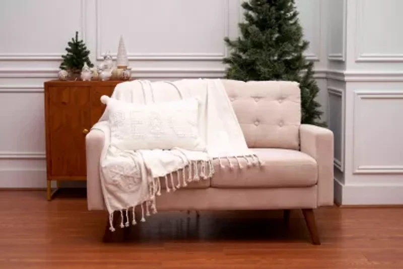 22" x 14" Gold Coast Peace Throw Pillow