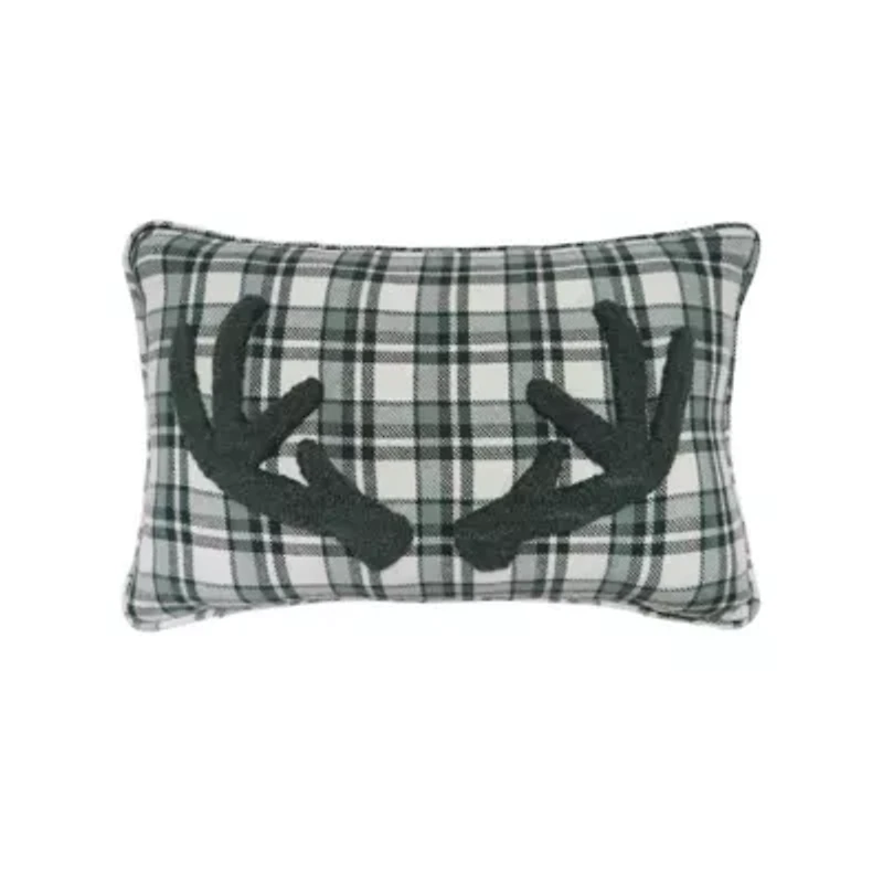 22" x 14" Antlers Throw Pillow
