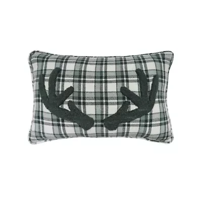 22" x 14" Antlers Throw Pillow