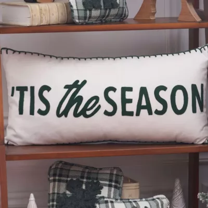 24" x 12" Tis The Season Throw Pillow