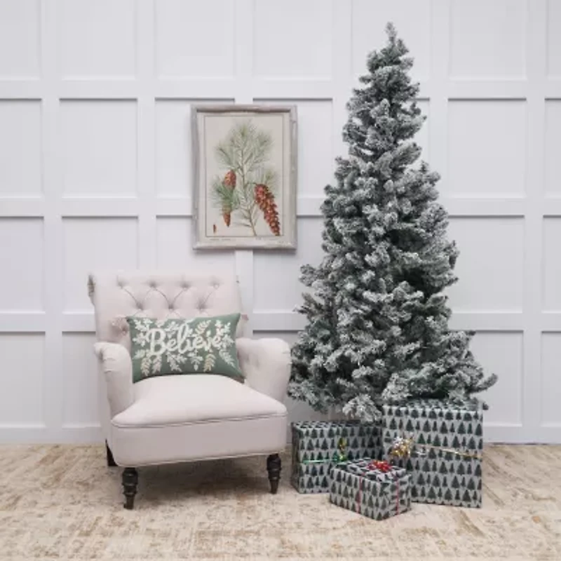 22" x 14" Believe Throw Pillow