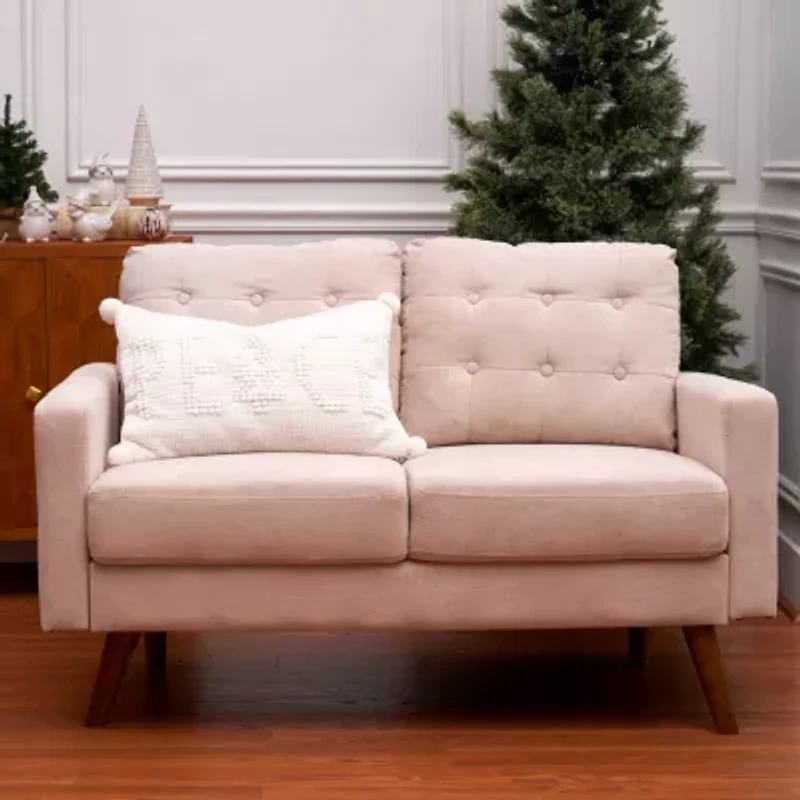 22" x 14" White Peace Throw Pillow