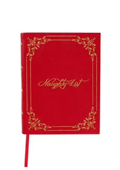 Naughty or Nice Embossed Journal