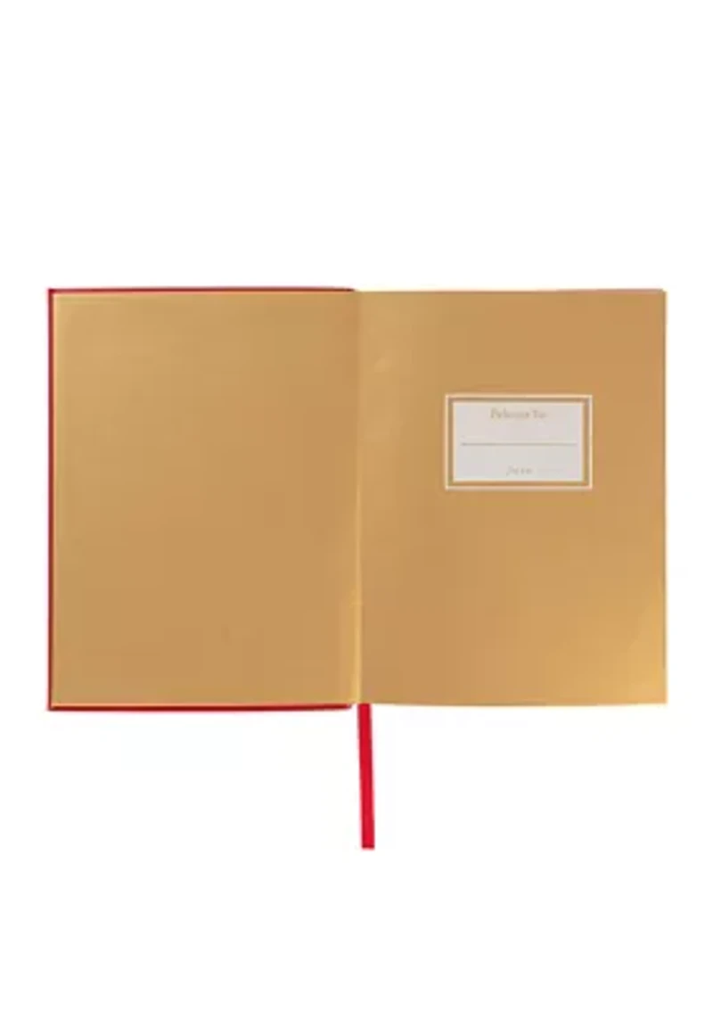 Naughty or Nice Embossed Journal