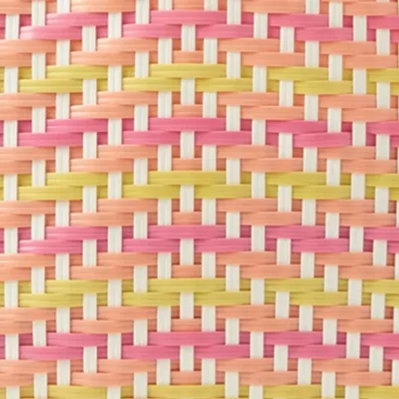 Multicolor Woven Beach Bag