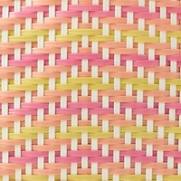 Multicolor Woven Beach Bag
