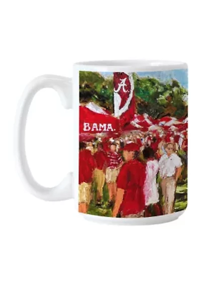 NCAA Alabama Crimson Tide 15 Ounce Collector Sublimated Mug