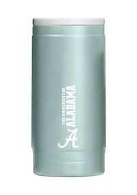 NCAA Alabama Crimson Tide Vertical Powder Coat Slim Can Coolie