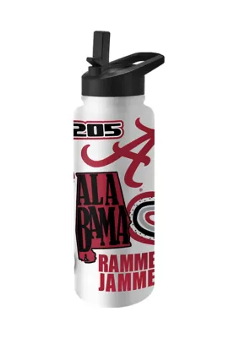 NCAA Alabama Crimson Tide 34 Ounce Native Quencher Bottle