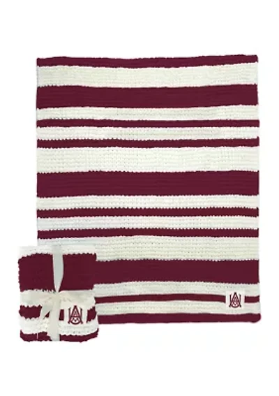 NCAA Alabama A&M Bulldogs Cable Knit Blanket