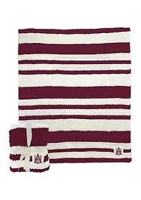 NCAA Alabama A&M Bulldogs Cable Knit Blanket