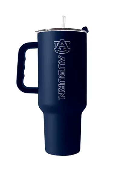 NCAA Auburn Tigers 40 Ounce Etch Powder Coat Tumbler
