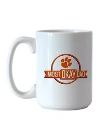 NCAA Clemson Tigers 15 Ounce Most Okay Dad Sublimated Mug