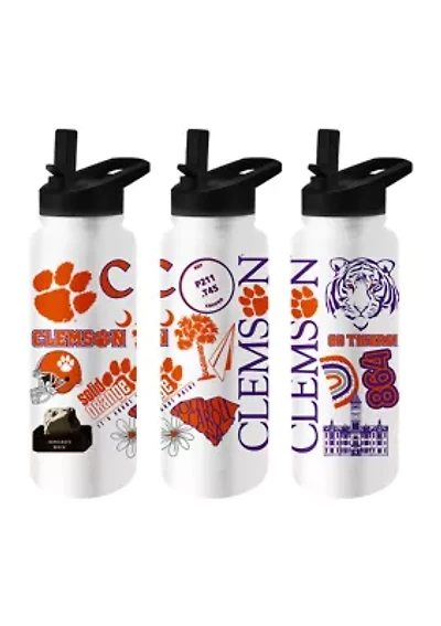 NCAA Clemson Tigers 34 Ounce Quencher Bottle