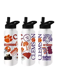 NCAA Clemson Tigers 34 Ounce Quencher Bottle