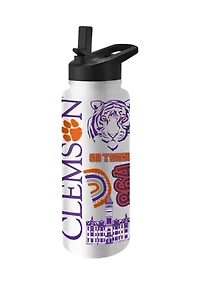 NCAA Clemson Tigers 34 Ounce Quencher Bottle