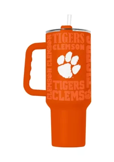 NCAA Clemson Tigers  40 Ounce Replay Travel Tumbler