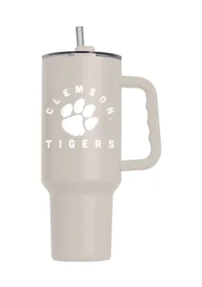 NCAA Clemson Tigers Clemson 40 Ounce Archway Sand Powder Coat Tumbler