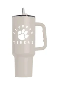 NCAA Clemson Tigers Clemson 40 Ounce Archway Sand Powder Coat Tumbler