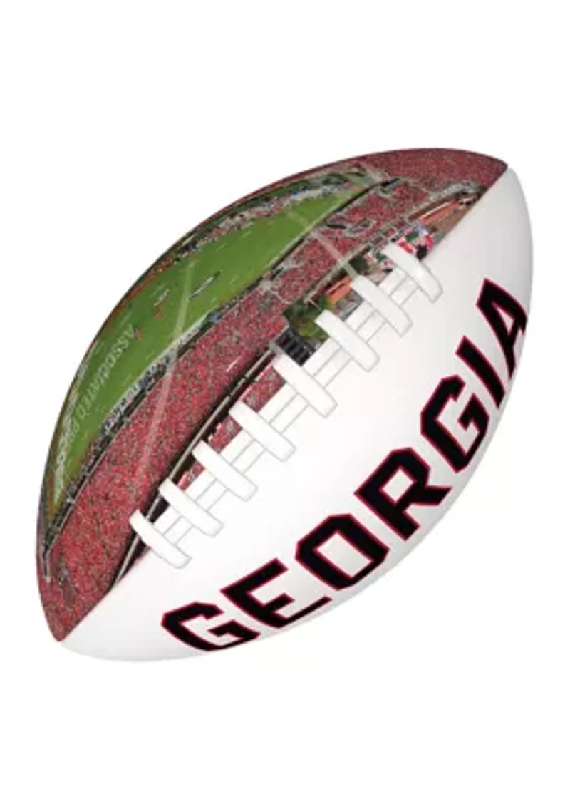 NCAA Georgia Bulldogs Custom Football 