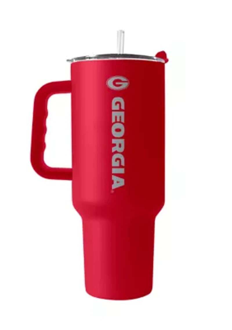 NCAA Georgia Bulldogs 40 Ounce Etched Tumbler