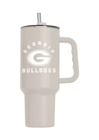 NCAA Georgia Bulldogs 40 Ounce Archway Sand Powder Coat Tumbler