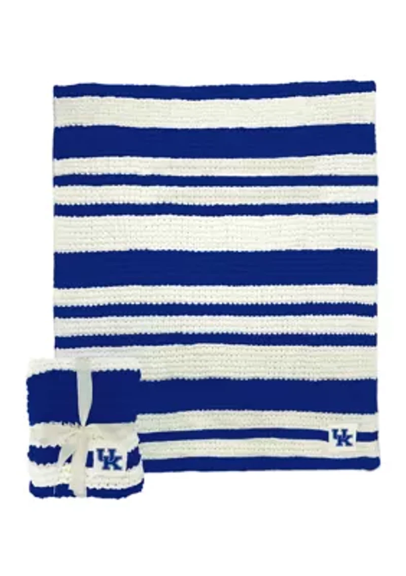 NCAA Kentucky Wildcats Cable Knit Blanket