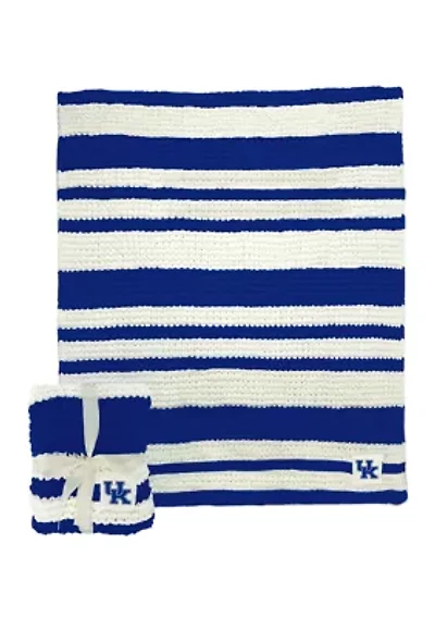 NCAA Kentucky Wildcats Cable Knit Blanket