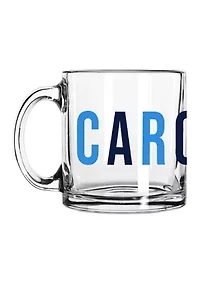 NCAA North Carolina Tar Heels 13 Ounce Overtime Glass Mug