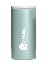 NCAA North Carolina Tar Heels Vertical Powder Coat Slim Can Coolie
