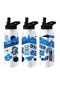 NCAA North Carolina Tar Heels 34 Ounce Native Quencher Bottle