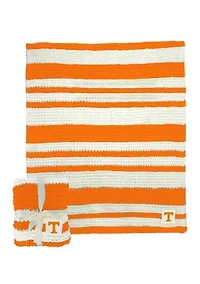 NCAA Tennessee Volunteers Cable Knit Blanket 