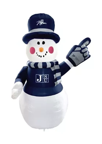 NCAA Jackson State Tigers Jackson State 7' Snowman Yard Inflatable