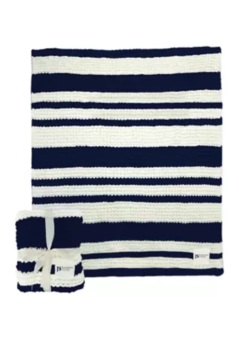 NCAA Jackson State Tigers Cable Knit Blanket