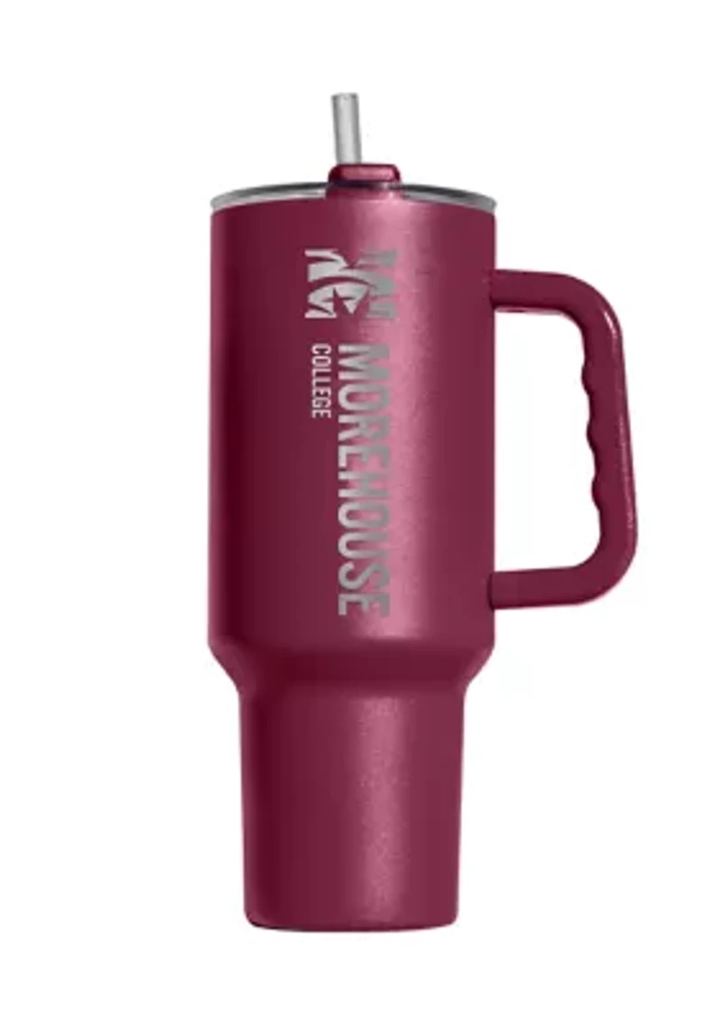 NCAA Morehouse Maroon Tigers 40 Ounce Etched Tumbler