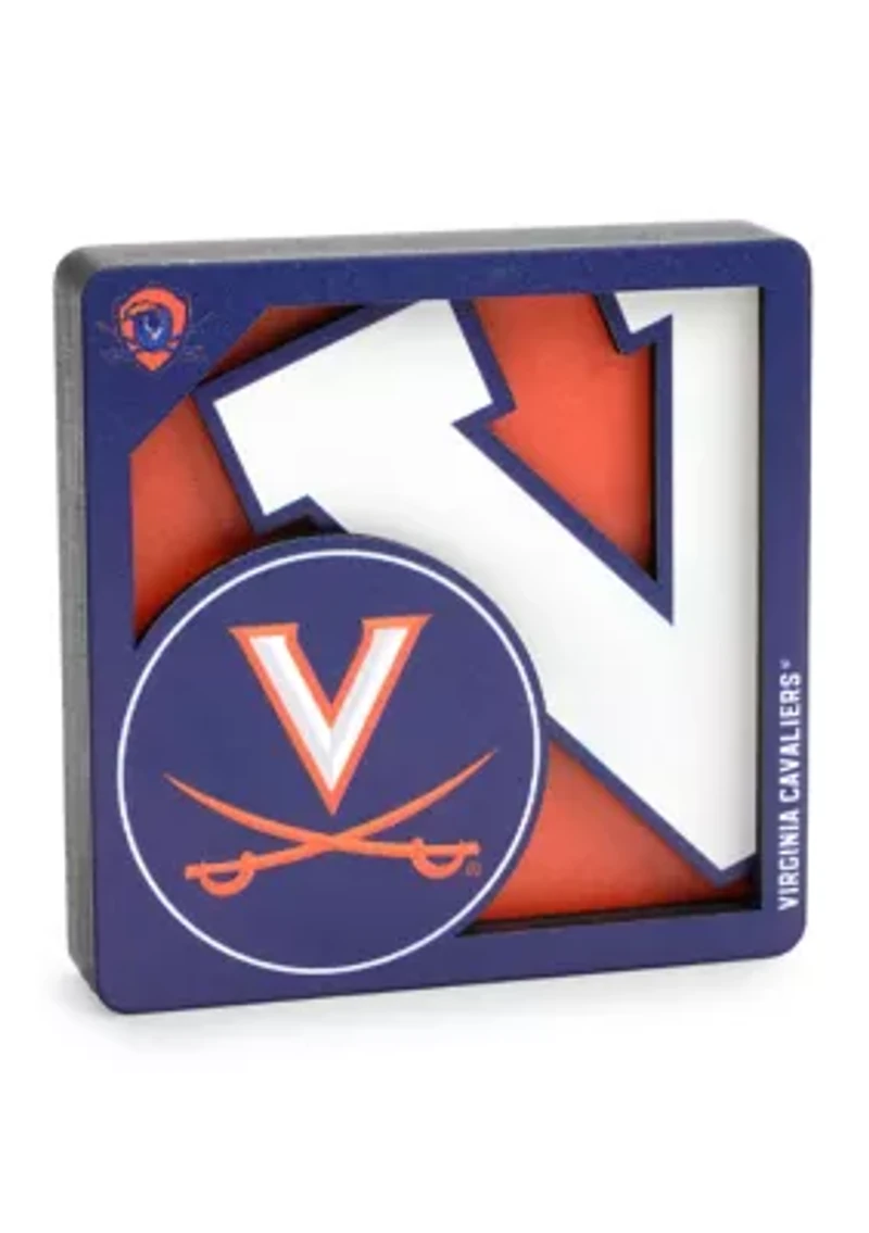 YouTheFan NCAA Virginia Cavaliers 3D Logo Series Magnets