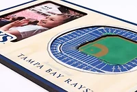 YouTheFan MLB Tampa Bay Rays 3D StadiumView Picture Frame - Tropicana Field