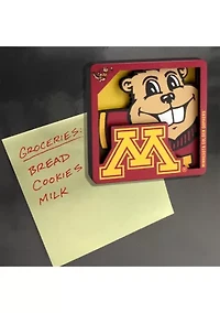 YouTheFan NCAA Minnesota Golden Gophers 3D Logo Series Magnets