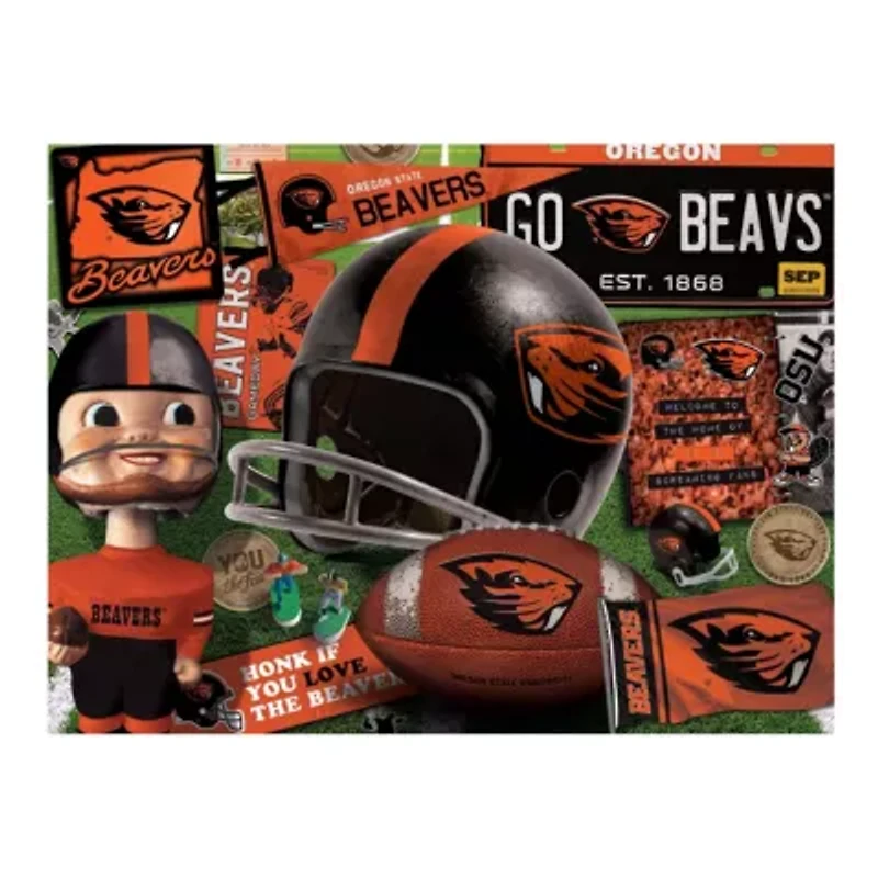 YouTheFan NCAA Oregon State Beavers Retro Series 500pc Puzzle