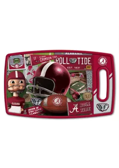 YouTheFan NCAA Alabama Crimson Tide Retro Series Cutting Board