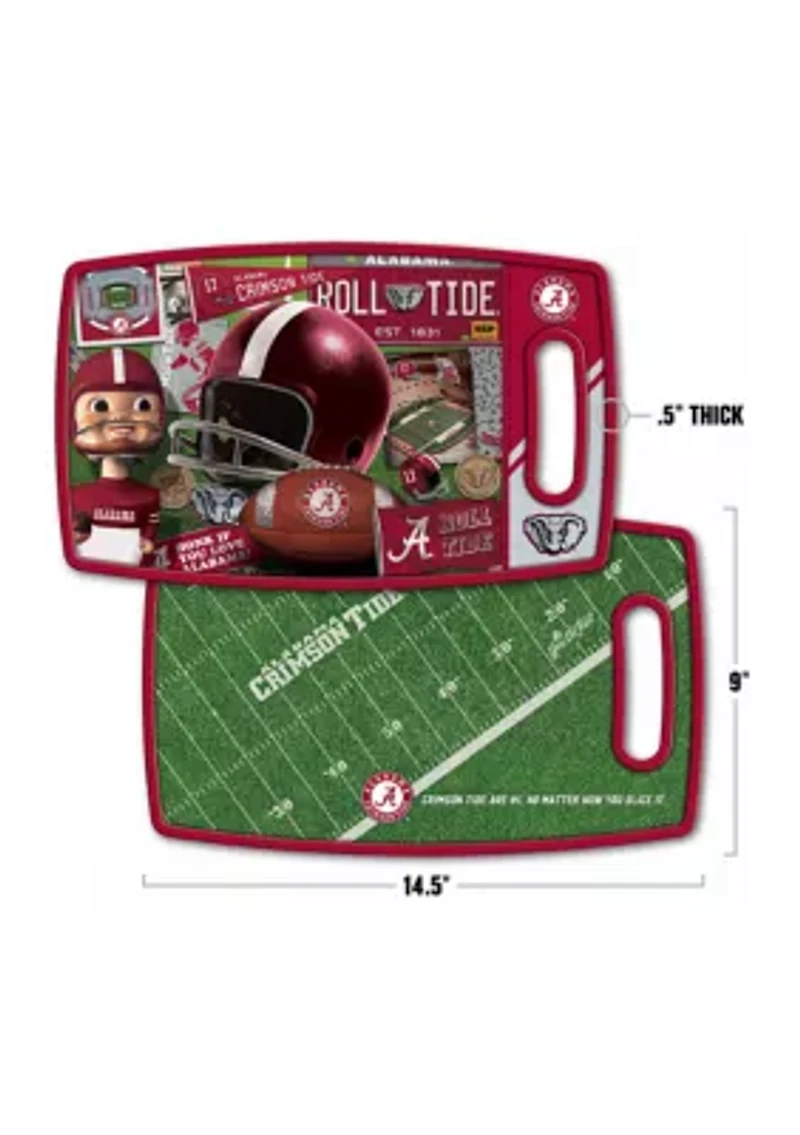 YouTheFan NCAA Alabama Crimson Tide Retro Series Cutting Board