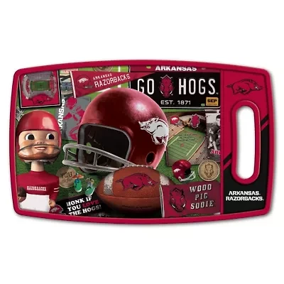 YouTheFan NCAA Arkansas Razorbacks Retro Series Cutting Board